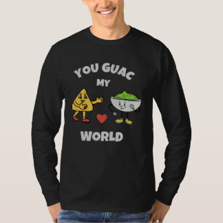 You Guac My World Valentines Day Avocado Pun Love T-Shirt