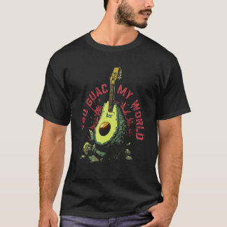 You Guac My World   You Rock My World Avocado Pun T-Shirt