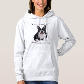 You Had Me at the First Snort – French Bulldog Wom Hoodie