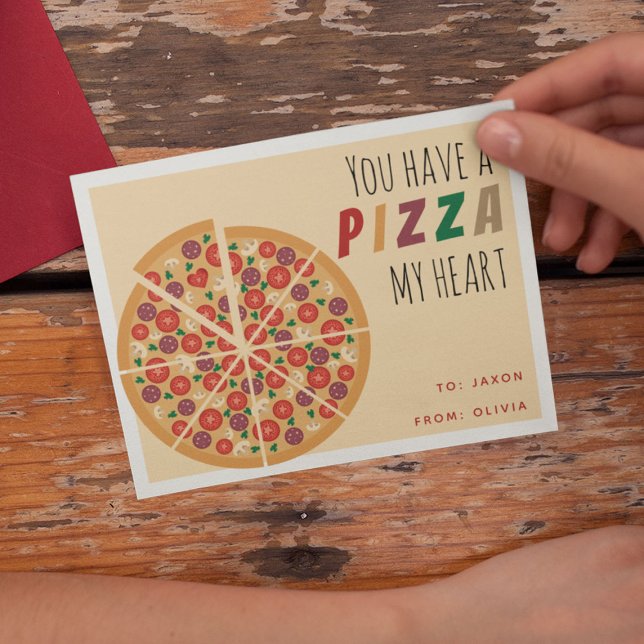 'You have a Pizza My Heart' Postkarte (Von Creator hochgeladen)