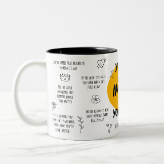 You Have More Impact Than You Know Mug  Zweifarbige Tasse