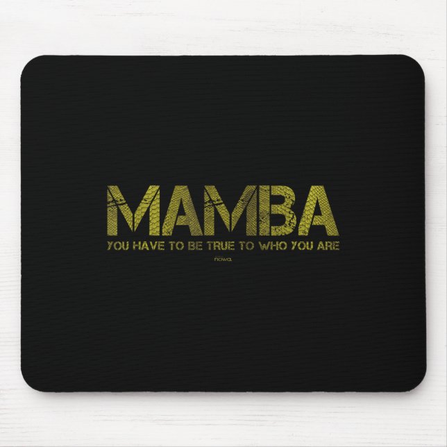 You Have To Be True To Who You Are Basketball Moti Mousepad (Vorne)