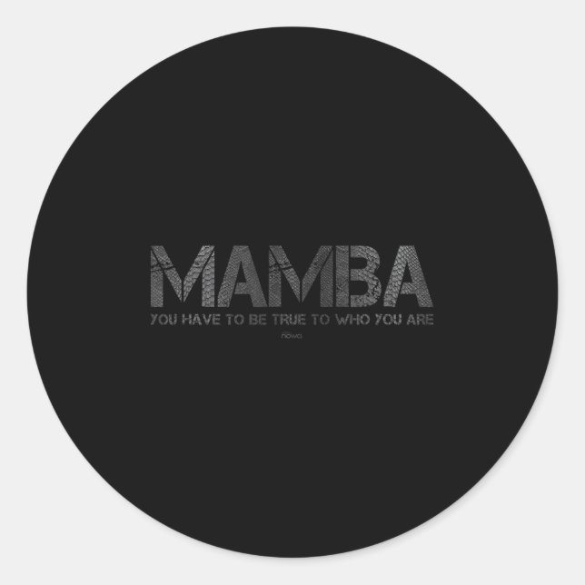 You Have To Be True To Who You Are Basketball Moti Runder Aufkleber (Vorderseite)