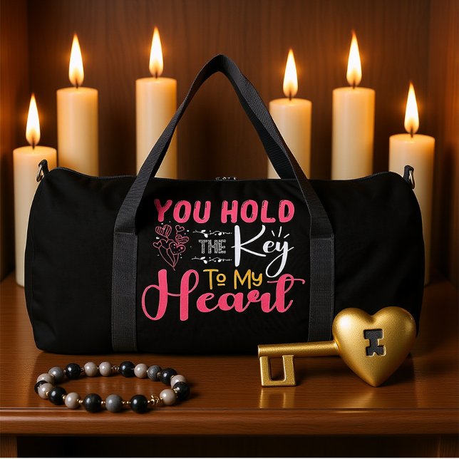 You Hold The Key To My Heart Duffle Bag (Von Creator hochgeladen)