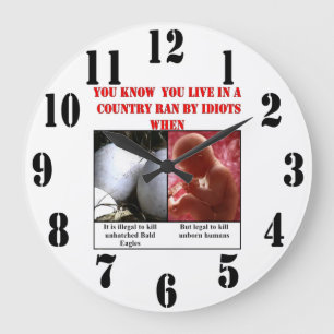 YOU KNOW YOU LIVE IN A COUNTRY RAN BY IDIOTS WHEN GROßE WANDUHR