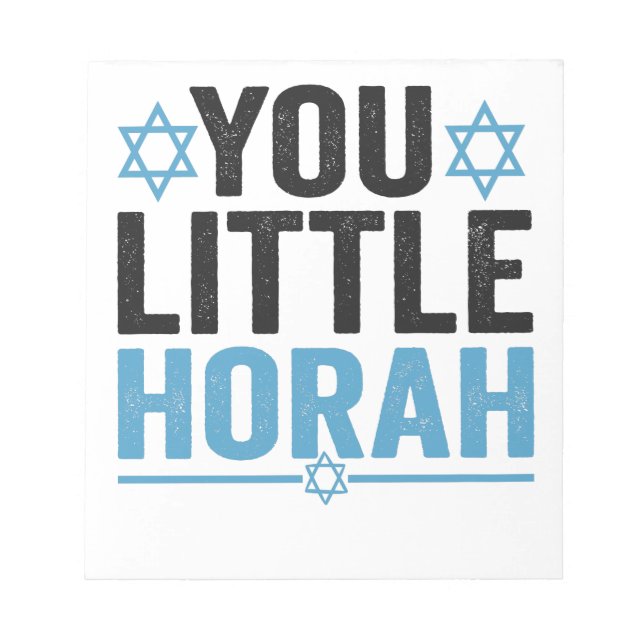 You Litah Horah Hanukkah Funny Jewish Sprichwort G Notizblock (Vorderseite)