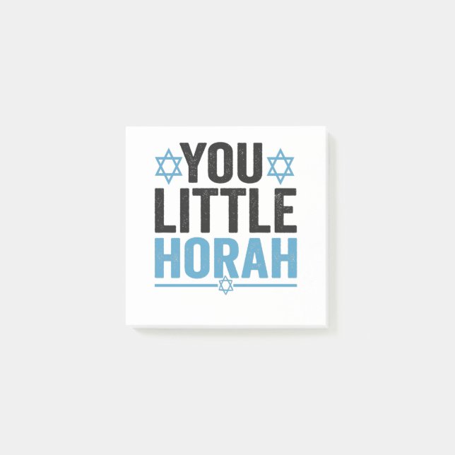You Litah Horah Hanukkah Funny Jewish Sprichwort G Post-it Klebezettel (Vorderseite)
