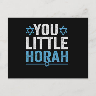 You Litah Horah Hanukkah Funny Jewish Sprichwort G Postkarte