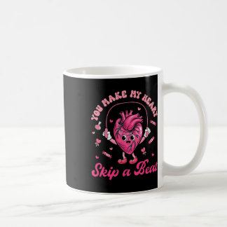 You Make My Heart Fun Skip On A Beat Cardiac Nurse Kaffeetasse