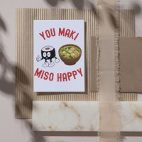 You Maki Miso Happy - Funny Sushi Pun