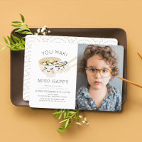 You Maki Miso Happy Soup Sushi Roll Foto Geburtsta