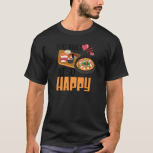 You Maki Miso Happy Sushi Japanisches Essen 2 T-Shirt