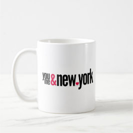 You Me & New York Classic Coffee Mug Romantic Coup Kaffeetasse