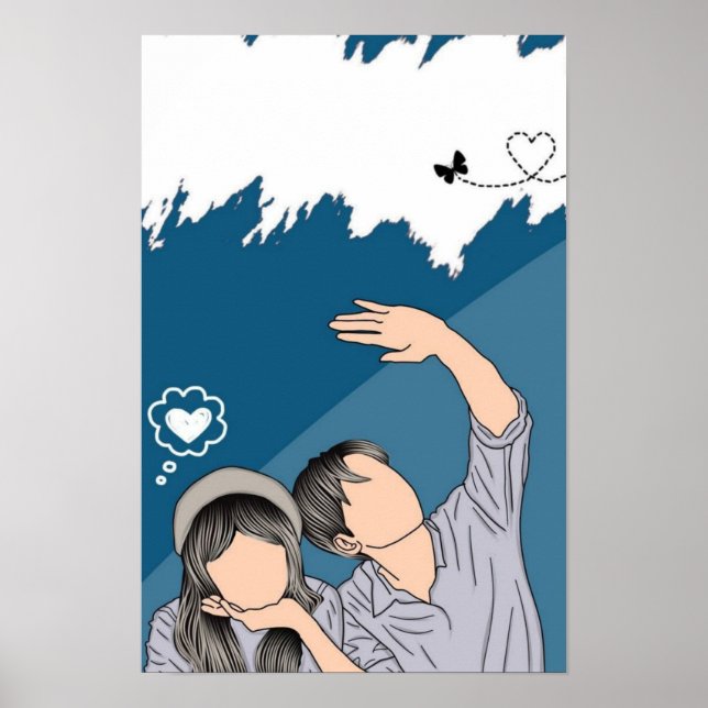 "You & Me"-Paarplakate Poster (Vorne)
