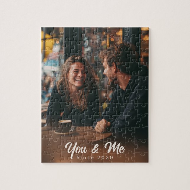 You & Me – Personalized Photo Love Puzzle (Vertikal)