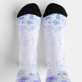 You Melt My Heart Snowflakes Socken