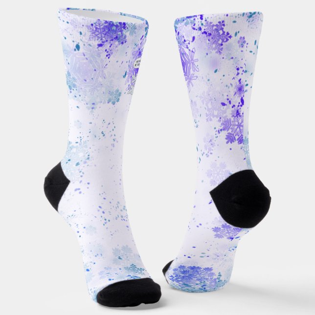 You Melt My Heart Snowflakes Socken (Gewinkelt)
