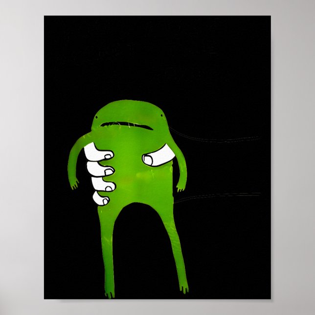 You Must Accept The Frog Funny Meme  Poster (Vorne)