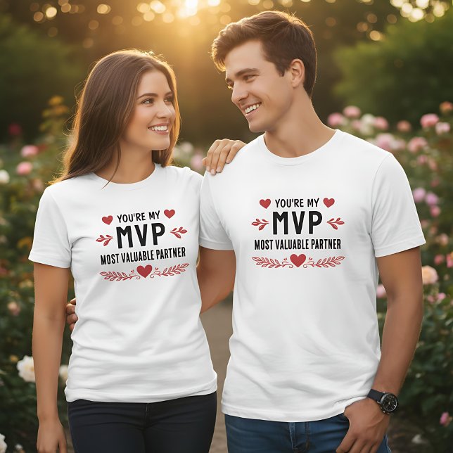 You’re My MVP Most Valuable Partner Funny Love T-Shirt (Von Creator hochgeladen)