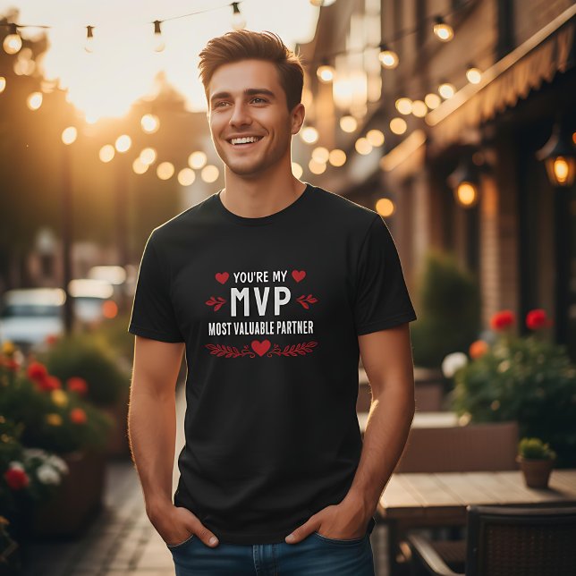 You’re My MVP Most Valuable Partner Funny Love T-Shirt (Von Creator hochgeladen)