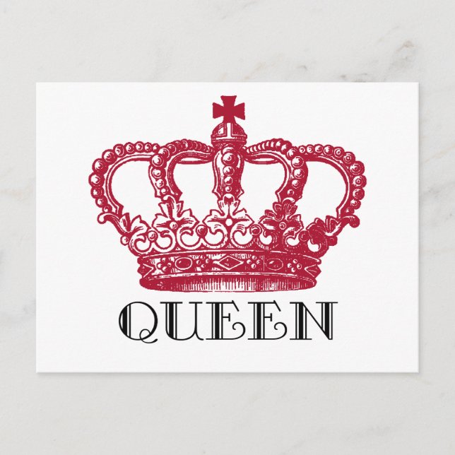 You’re the Queen Postkarte (Vorderseite)