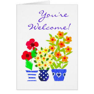 'You re Welcome' Card - Blume Power