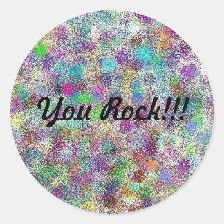 "You Rock!!!" Aufkleber
