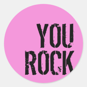 You Rock - Aufkleber