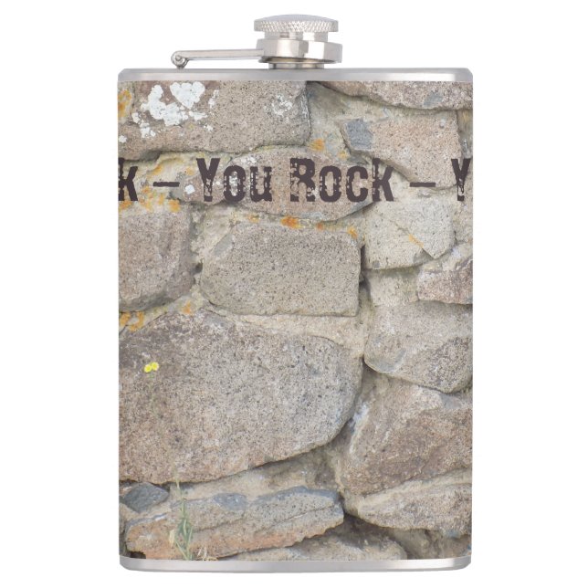 You Rock Flachmann (Vorderseite)