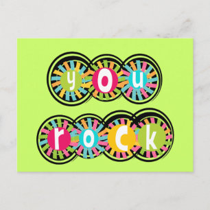 You Rock Postkarte