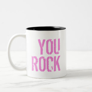 You Rock - Zweifarbige Tasse