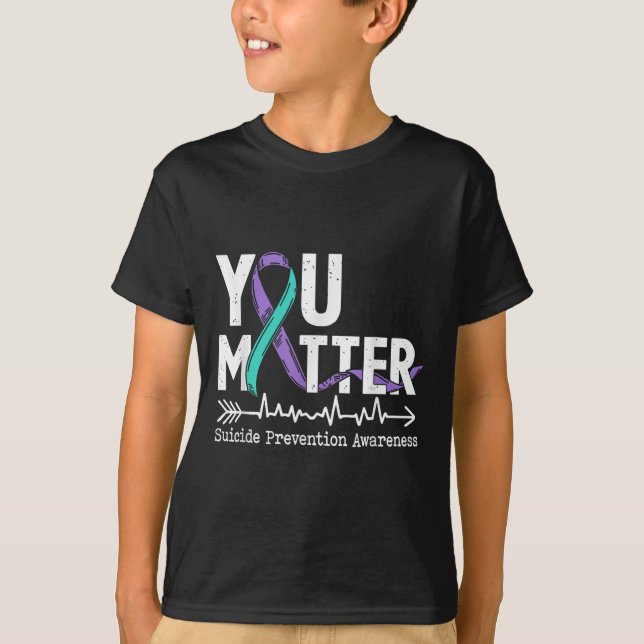 You Semicolon Suicide Prevention Awareness Week  T-Shirt (Vorderseite)