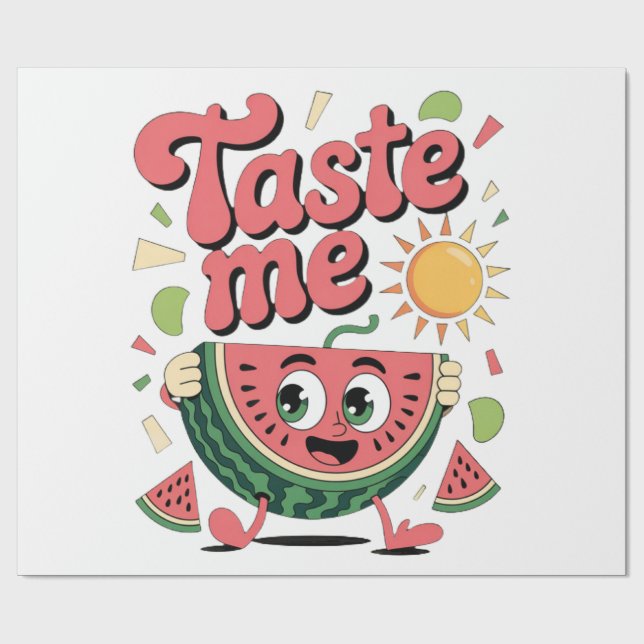 YOU SHALL TASTE IT! GESCHENKPAPIER (Flach)