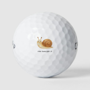 'You Snailed It' Lustiges und Süßes Ermutigungsges Golfball