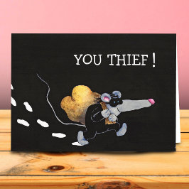 YOU STOLE MY HEART greeting card by Nicole Janes Feiertagskarte