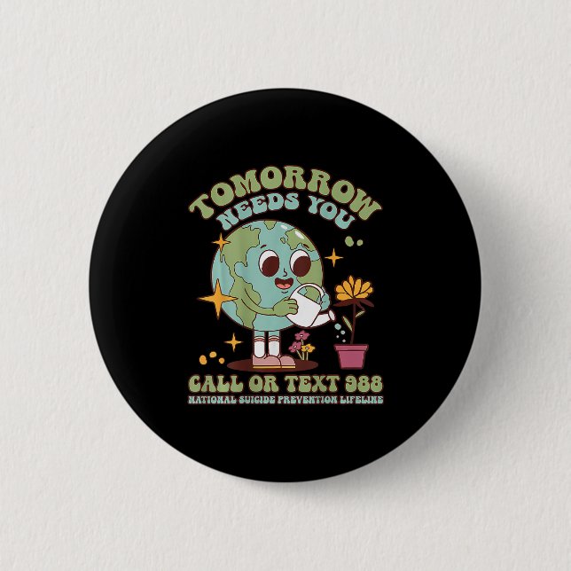 You Suicide Awareness Mental Health S  Button (Vorderseite)