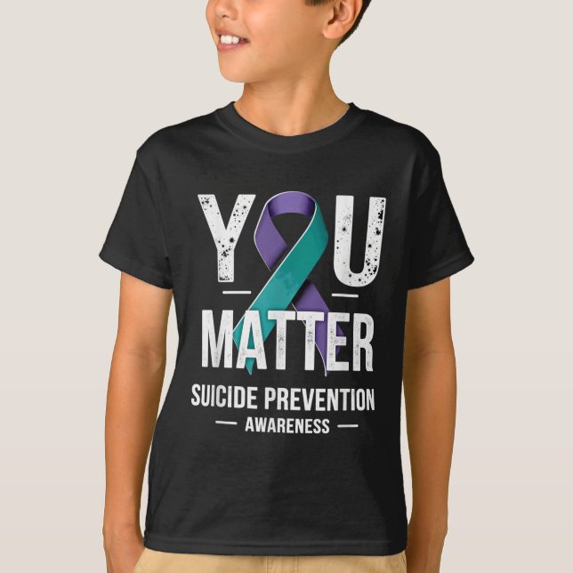 You Suicide Prevention Awareness  T-Shirt (Vorderseite)