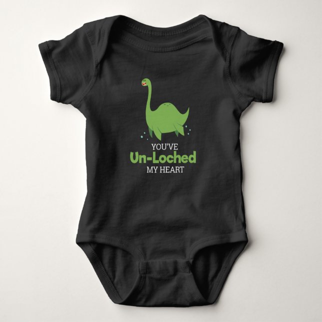 You ve UnLoched Loch Ness Nessy Baby Strampler (Vorderseite)