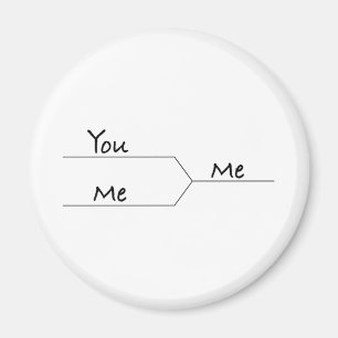 "You Vs. Me" März "Madness Style Bracket" Magnet