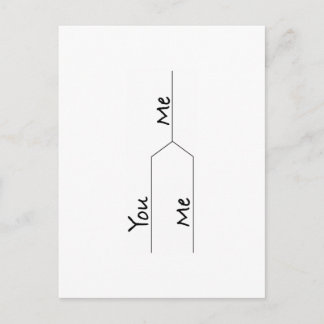 "You Vs. Me" März "Madness Style Bracket" Postkarte