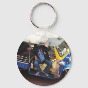 You want TAXI TUK-TUK? ... Bangkok, Thailand Schlüsselanhänger