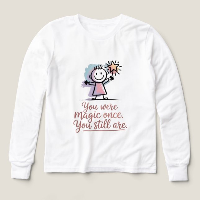 You Were Magic Once Kids Polo | Cute Doodle Art | (Design Vorderseite)