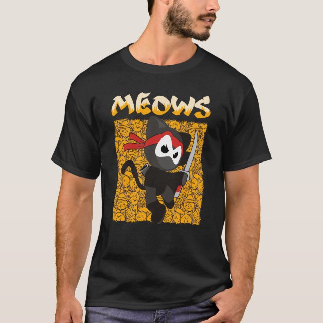 You Will Hear The Meows Domesticated Animal Cat T-Shirt (Vorderseite)