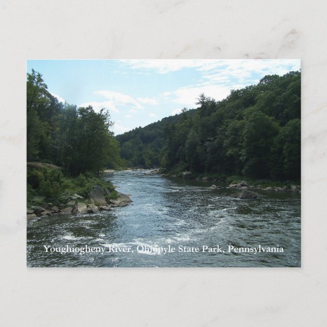 Youghiogheny River Postcards Postkarte (Vorderseite)