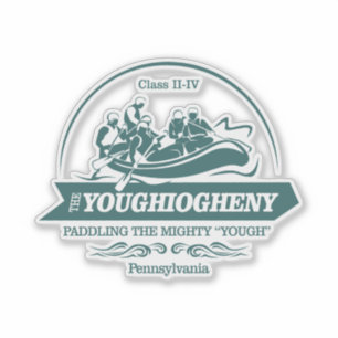 Youghiogheny River (Rafting2) Aufkleber
