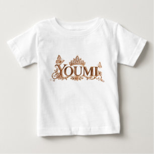 Youmi   Elegantes Luxus-Namensdesign Baby T-shirt