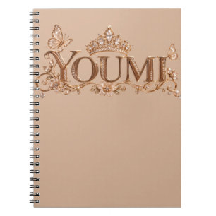 Youmi   Elegantes Luxus-Namensdesign Notizblock