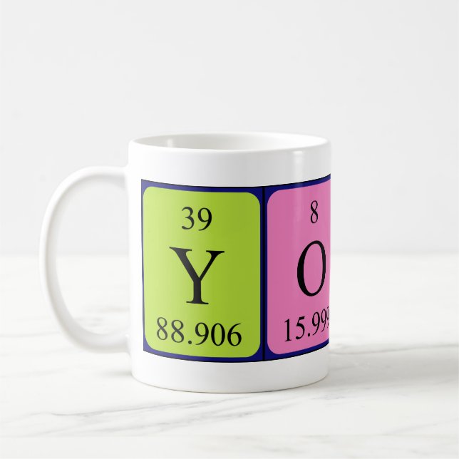 Youna Periodenname Tasse (Links)