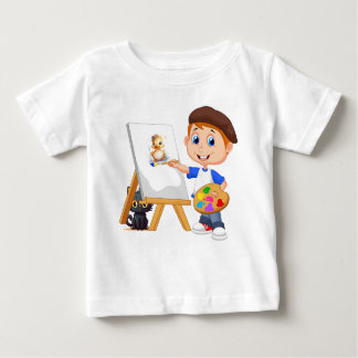 Young Artist und sein Cat baby Jersey T - Shirt