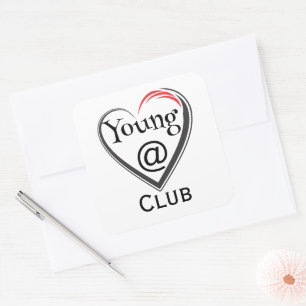 Young at Heart Club Aufkleber